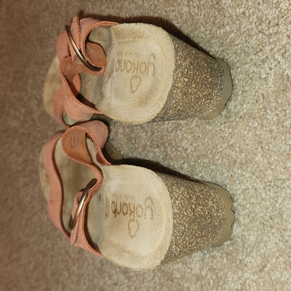 Yokono Made in Spain Cork Wedge Sandals - Picture 5 of 6